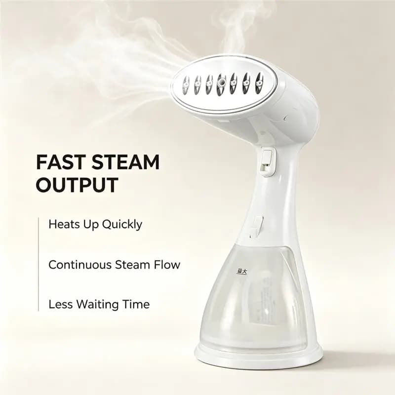 B51CNEW! Handheld Steamer Clothes Iron Portable Garment Steamer Mini Garment Steamer US Plug