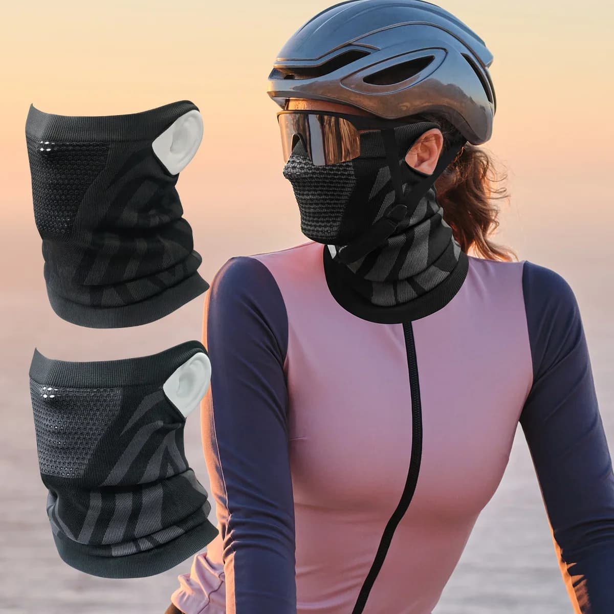 Seasonal Clearance Breathable Face Mask Scarf, Lightweight Windproof Neck Gaiter for Spring Summer Cycling, Biking & Mountaineer