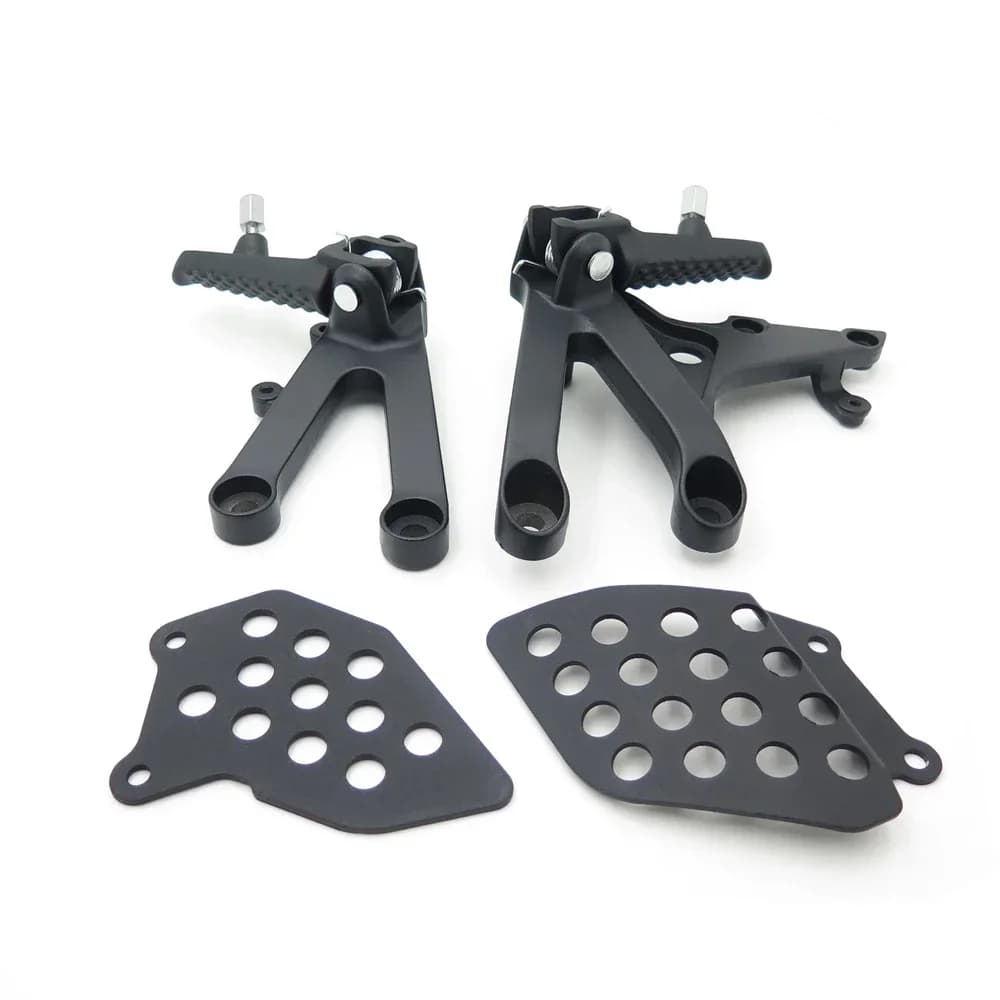 Staffa pedane poggiapiedi anteriore per parti moto HONDA CBR 600RR 2007-2014 nere