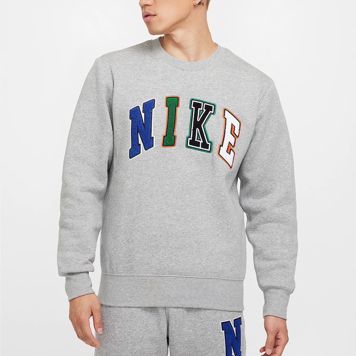Felpa sportiva da uomo originale Nike, resistente all'usura, per l'autunno FZ0880-063