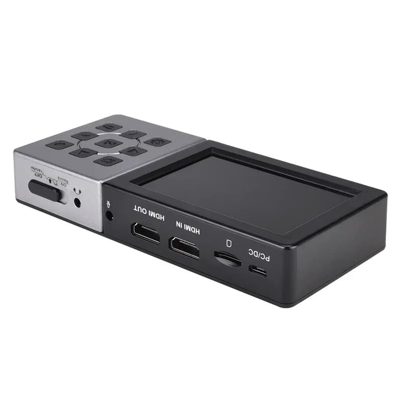 Scheda di acquisizione video HDMI 1080P 60fps per streaming live di giochi, con riproduzione dello schermo, ingresso microfono e mix audio per scheda TF