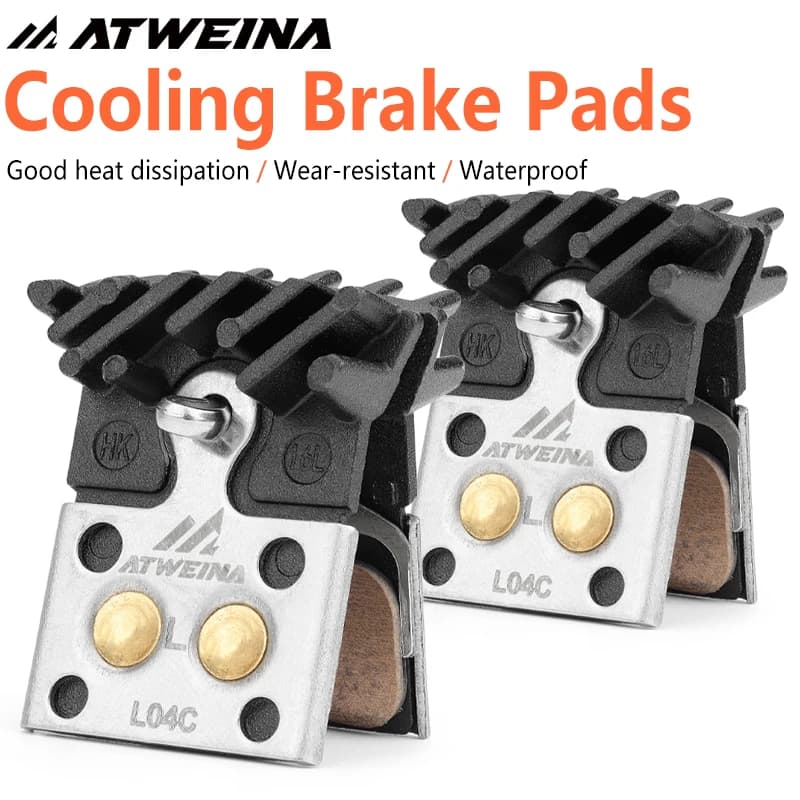 ATWEINA L04C con alette in metallo per biciclette MTB idrauliche da strada, adatte per XT SLX SHIMANO M8100 M7110 R9170 R8070