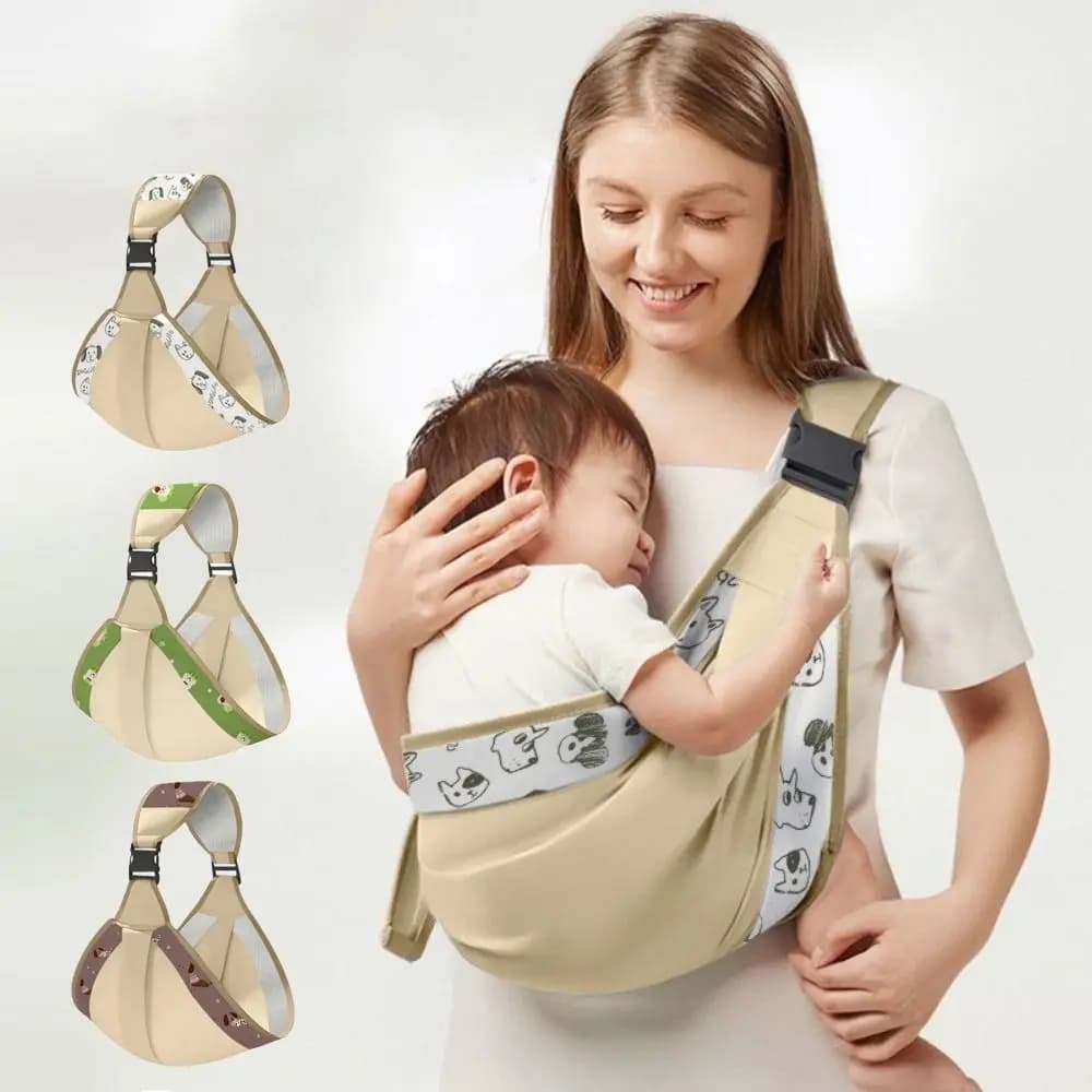 Portable Ergonomic Baby Carrier Wrap Front Hug Going Out Baby Carrying Bag Safety Adjustable Baby Carriers Sling Shoulder Strap