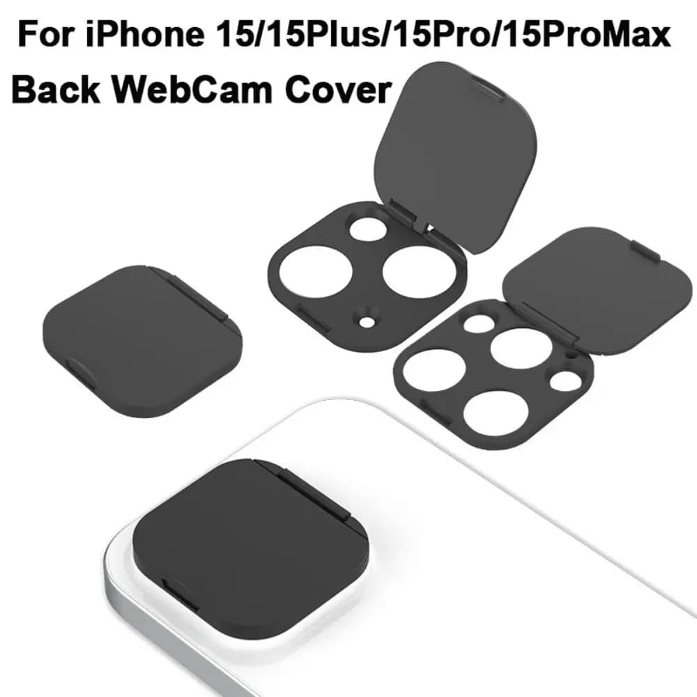 New Protective Cover for Rear webcam Plastic Accessories Wall decal for camera lens cover Camera privacy protection for iPhone 15 Pro Max Plus