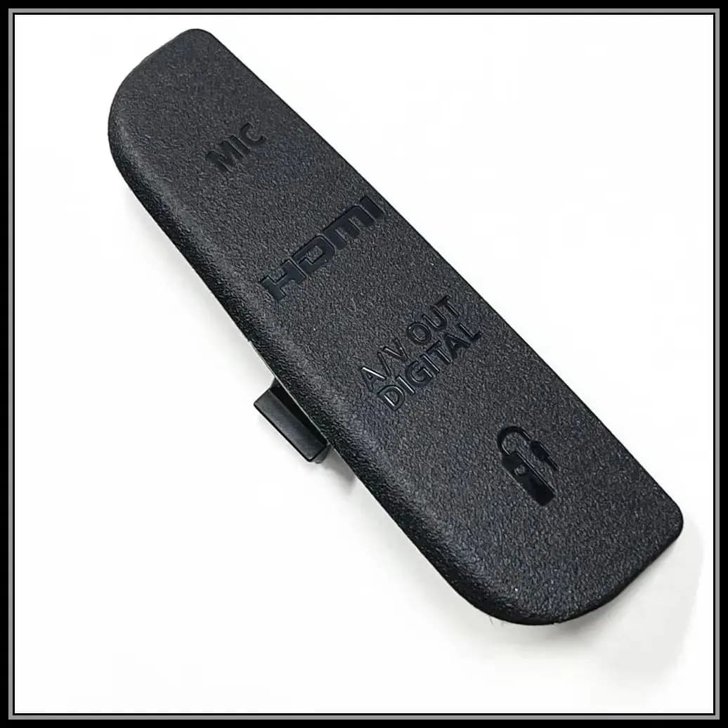 NUOVO 100% USB/HDMI DC IN/VIDEO OUT Porta In Gomma Copertura Inferiore Per Canon EOS 60D Parte di Riparazione Della Fotocamera Digitale