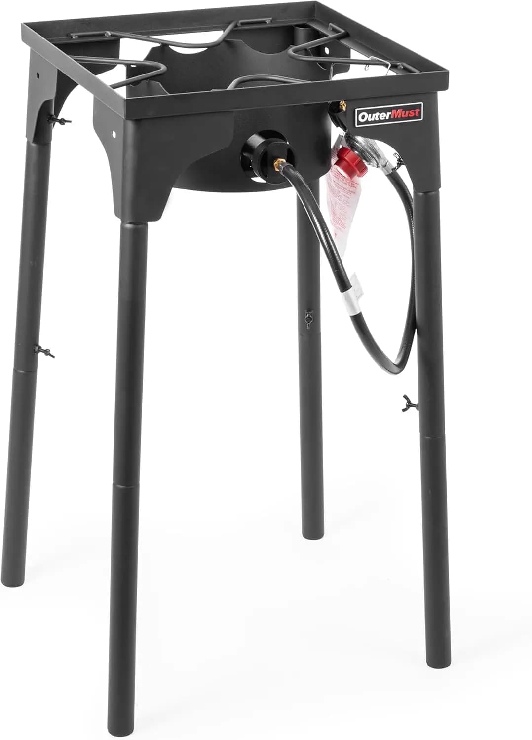 Bruciatore a gas per fornello da campeggio con bruciatore a propano da esterno con gambe regolabili, ideale per campeggio, birra fatta in casa, frittura di tacchino e acero Sy
