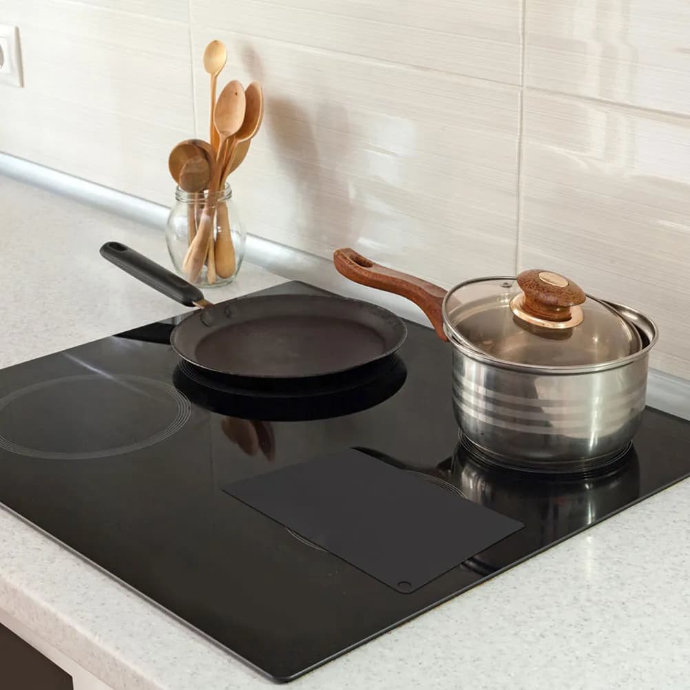 2 Pezzi Tappetino Protettivo in Silicone per Piano Cottura a Induzione, Isolante Termico, per Hot Pot, Friggitrice ad Aria, Teglia da Forno, Lavorazione Squisita