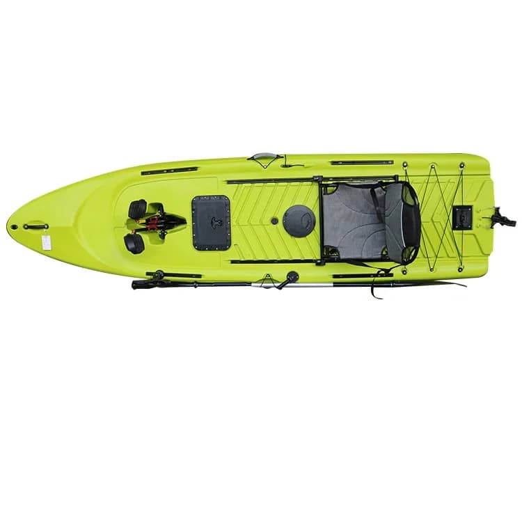 -Kayak in plastica per canoe economiche realizzato in Cina per kayak da pesca e ricreazione con pagaia