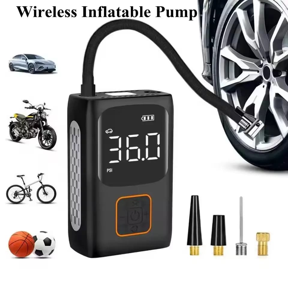 Pompa di gonfiaggio elettrica dei pneumatici della pompa di aria del compressore d'aria dell'automobile senza fili per le palle gonfiabili dell'automobile della barca della bicicletta del motociclo dell'automobile
