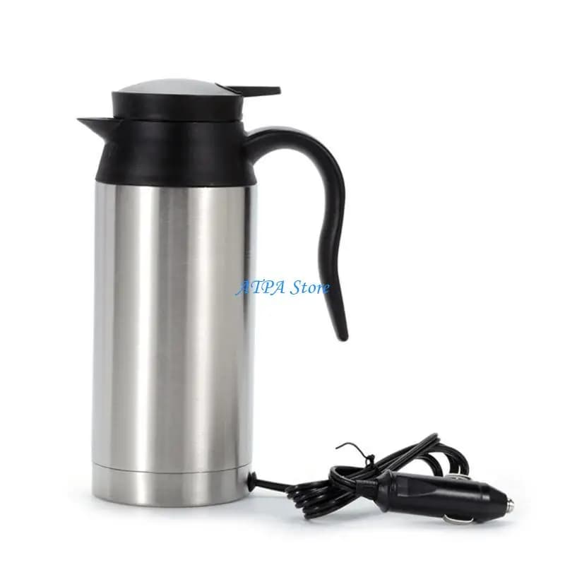 U13C 750ML Bollitore per auto Riscaldamento elettrico Tazza Scaldaacqua in acciaio inossidabile 12V / 24V