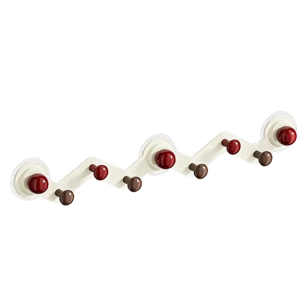 Ganci a ventosa antiruggine Row Hook, ganci potenti con forte aspirazione, impermeabili, per appendere cappotti, organizer portatile in plastica da parete o porta