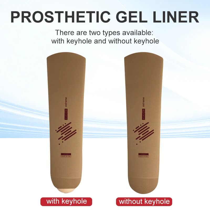 Protesi in Silicone Trasstibiale ALPS Locking Gel Liner Sotto il Ginocchio (BK)