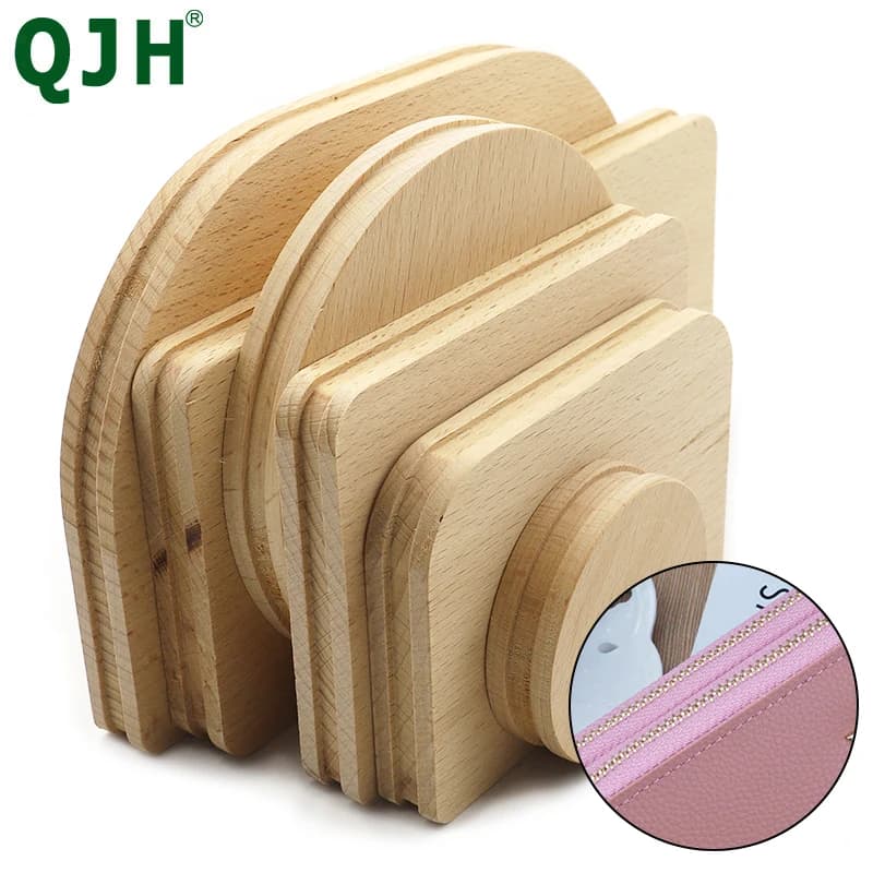 1 pezzo di strumento di installazione in legno con cerniera fai-da-te, modello di tavola di legno, piastra di installazione con cerniera per cucire, strumento artigianale per cucire