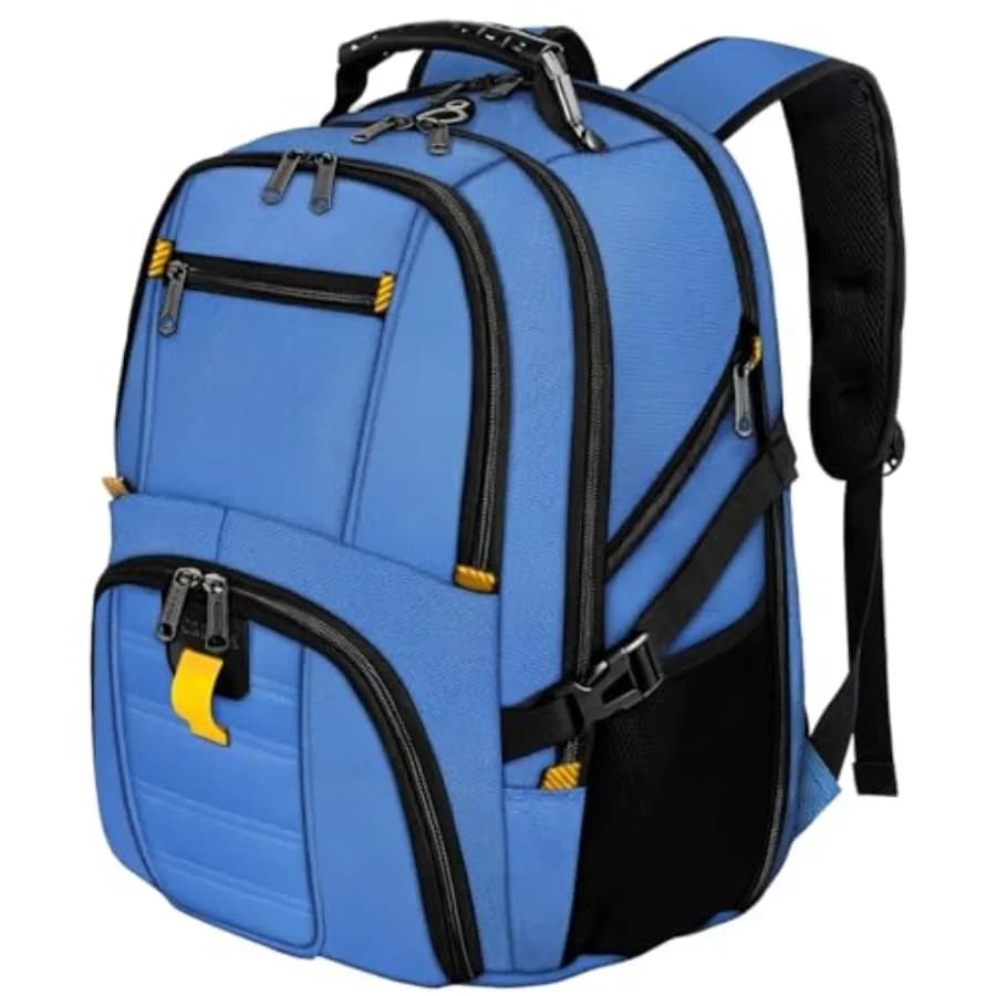 Zaino Grande per Uomo, Zaini Extra Large per Laptop, Zaino da Viaggio Resistente all'Acqua per Uomo e Donna, Approvato dalle Compagnie Aeree, per Lavoro