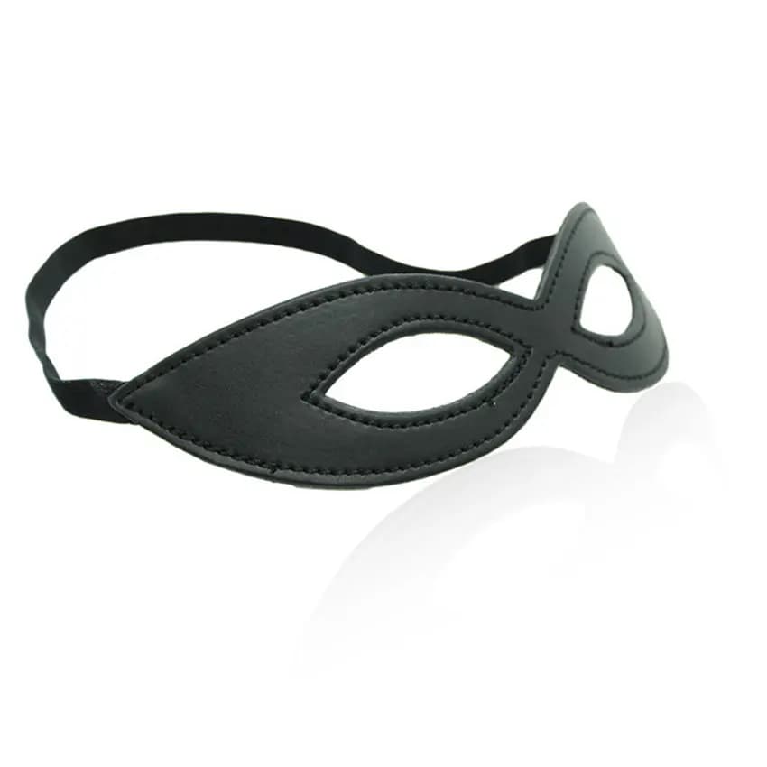 Black Leather Eye Mask For Sexy Lady Cutout Eye Face Mask Masquerade Mysterious Masks For mid-night Party Fancy Dress cosplay