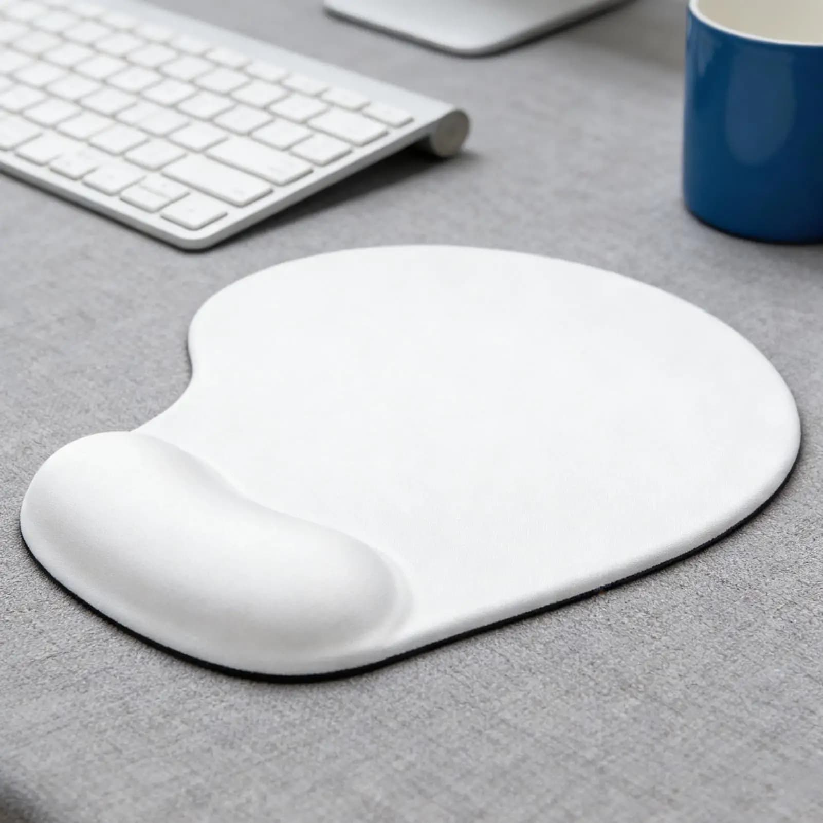 Tappetino per mouse con supporto per il polso, ergonomico, antiscivolo, in memory foam, per gaming, ufficio, computer, laptop, casa, lavoro