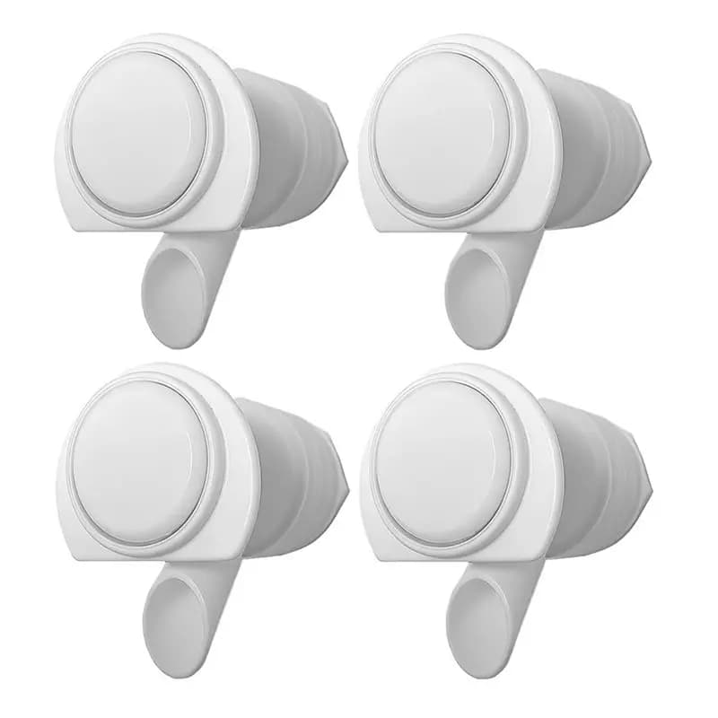 【RAMADAN SALE】Water Cooler Spigot Replacement- 4-Pack White Push Button For Igloo 2, 3, 5,And 10-Gallon Models Water Jug Parts