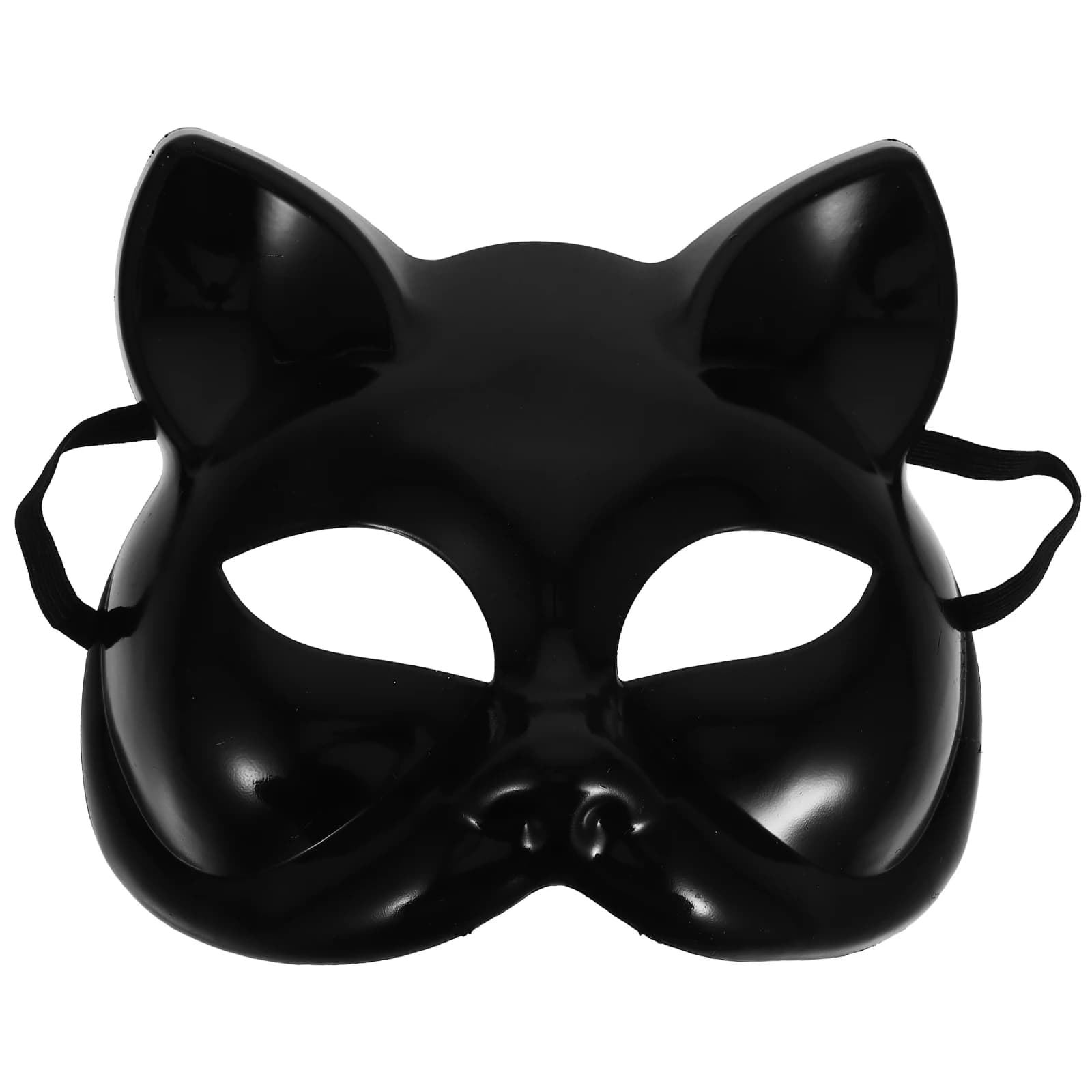 Maschera in Plastica a Forma di Gatto, Maschera Sexy Mezza Faccia, Maschera per Feste in Maschera, Halloween, Cosplay, Accessori per Costumi, Giocattolo per Giochi di Ruolo Maschili e Femminili
