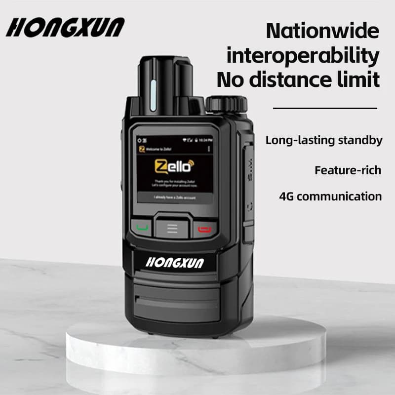HX-T67 Walkie Talkie Zello bidirezionale portatile Banda di frequenza universale 4G LTE 5000KM Portata di conversazione globale Tasca per auto per radio