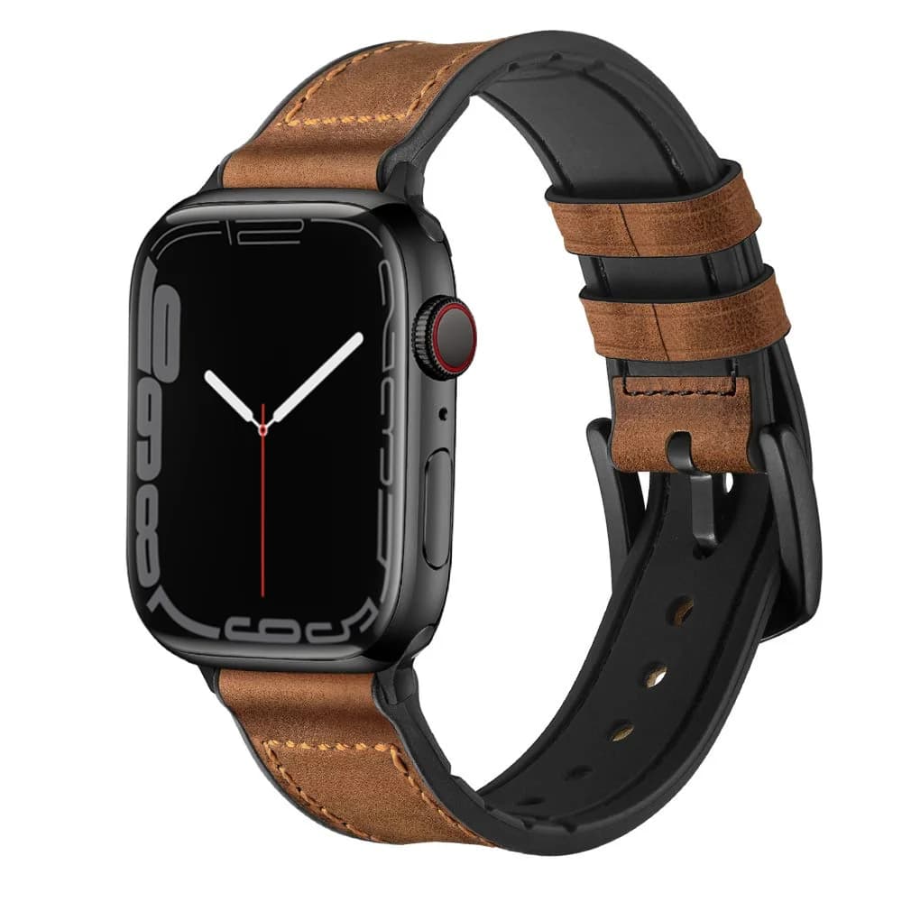 Cinturino in vera pelle per cinturino Apple watch 45mm 49mm 44mm 42mm 41mm 40mm correa bracciale iWatch series SE 8 7 9 6 5 4 3 ultra 2