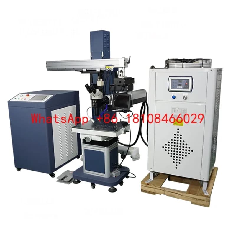 Macchina per Saldatura Laser a Fibra con CCD e Microscopio per Riparazione Stampi