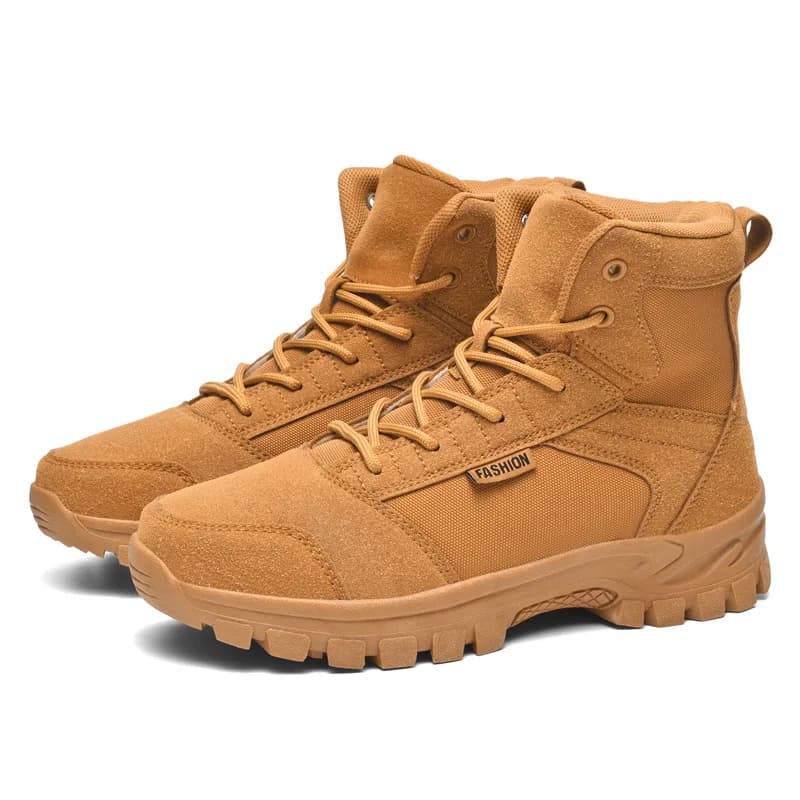 Stivali da deserto stringati alti unisex di grandi dimensioni 36-48 Stivali tattici comodi alla moda Scarpe sportive casual antiscivolo per escursioni all'aperto