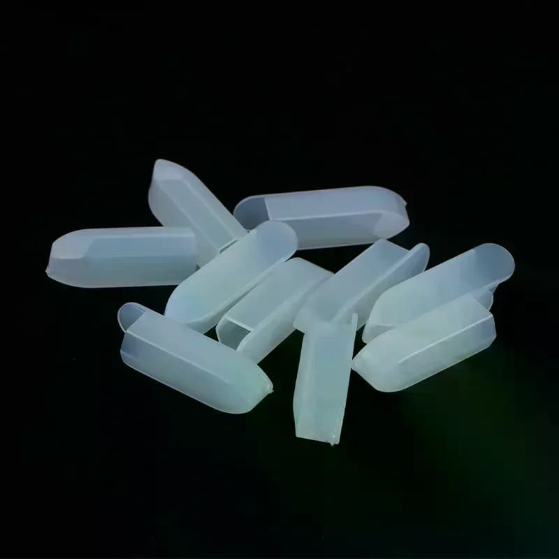 10PCS Clear Dead Skin Clamp Sleeve Nipper Cover Protective Sleeve For Nail Cuticle Scissors Manicure Dead Skin Tweezers Cap