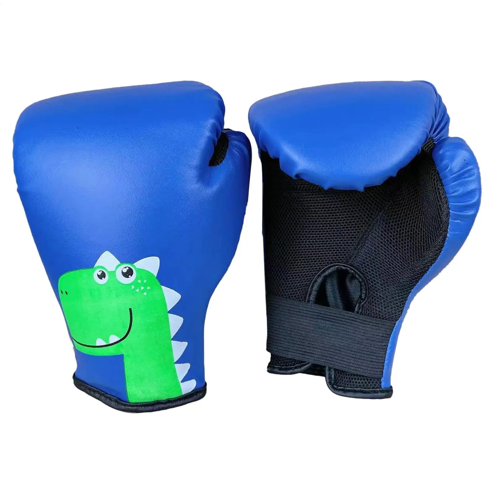 1 pair of punching workout training combat kids exercise gloves PU leather boxing gloves children train gym glove protection for hands