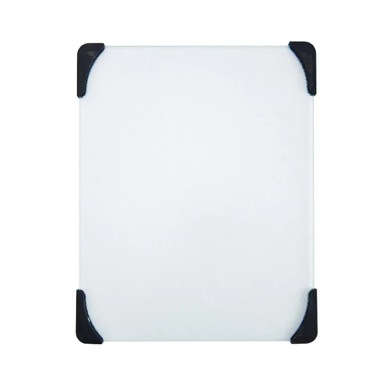 12-inch x 15-inch Glass Cutting Board with Black Non-Slip Corners