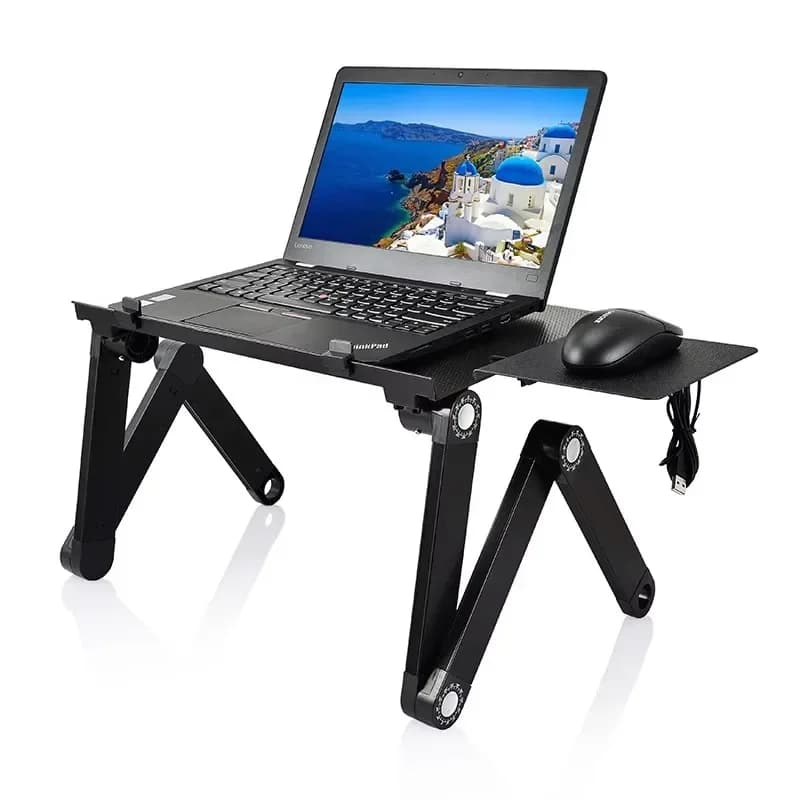 LP1047 T8 supporto da tavolo per Computer portatile pieghevole regolabile in altezza multifunzione sul letto