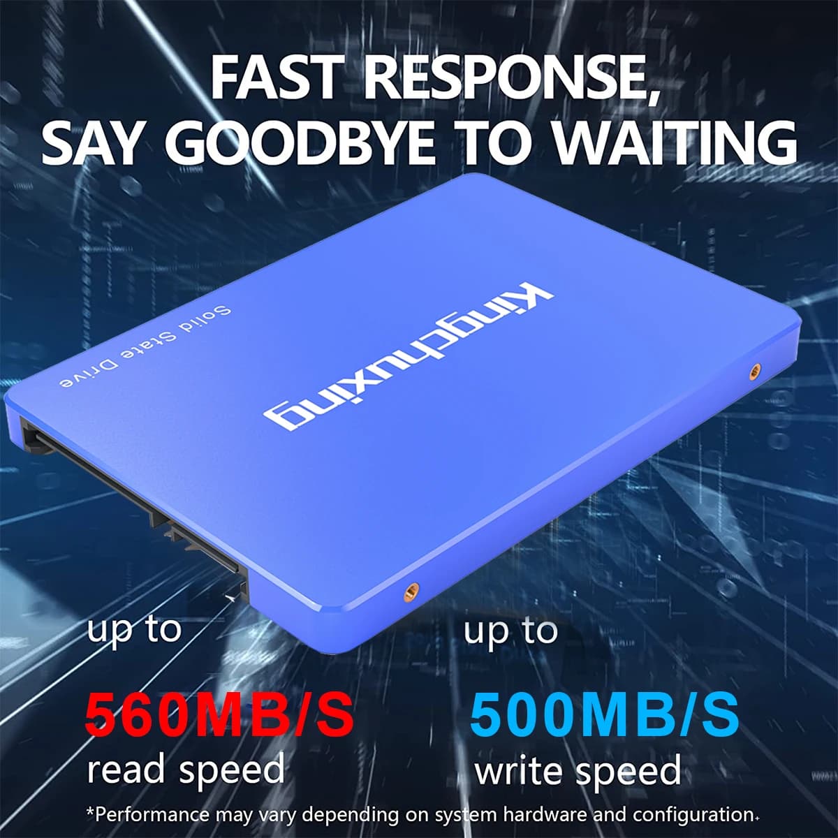 Kingchuxing 2.5 SATA SSD 2TB 1TB blu dischi rigidi Ssd interni 240GB SSD 512GB 256GB Sata3 Drive per Computer portatile Desktop