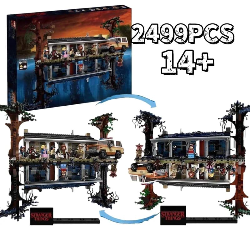 2026new 2499 pezzi il capovolto blocchi di costruzione modello kit di mattoni compatibile 75810 per bambini adulti Natale compleanno giocattoli regali