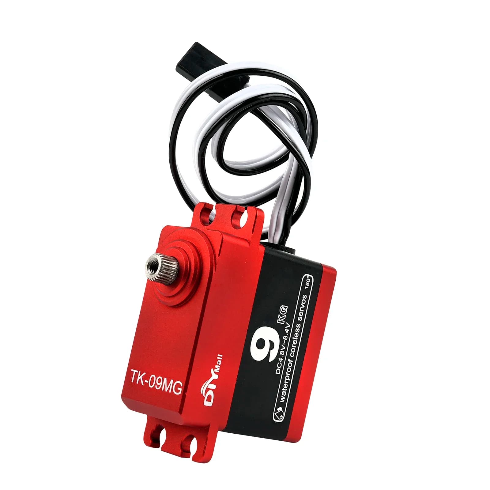 TK-09MG 9kg High Speed Digital Servo 8.4V Coreless Motor Metal Gear Waterproof for 1/10 1/12 RC Cars Fixed-wing Helicopters
