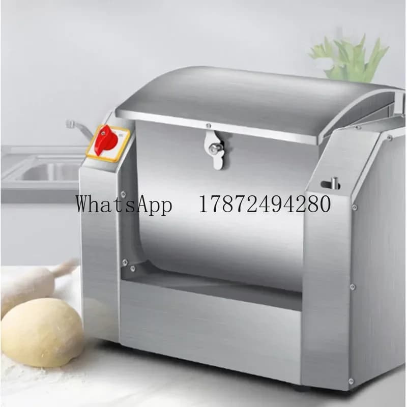 10KG Type Electric Dough Kneading Mixer Meat Mixing Machine Flour Churn Bread Pasta Noodles Make Multifunction Food Stirring