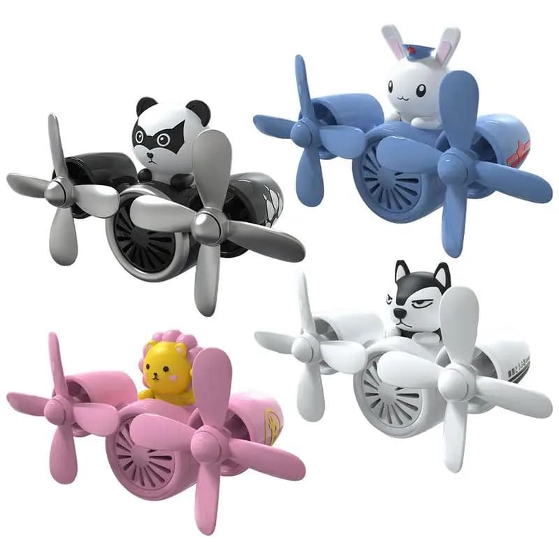 Deodorants for Auto automatic air intake vent aromatherapy cute ornament animal pilot diffuser for Auto interior rotating auto