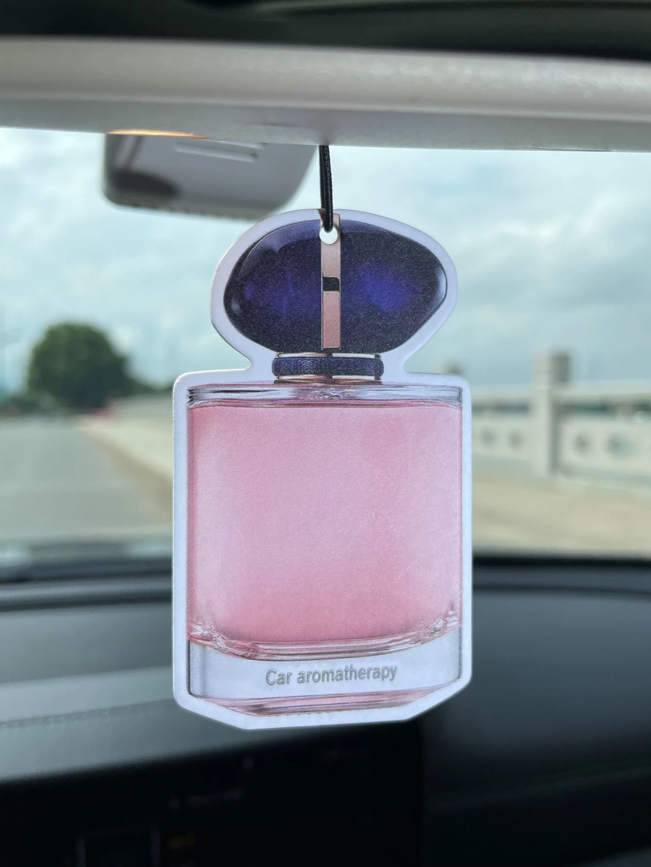 Bottle/Freesia Fresh Scent Five-Star Neutral Car Perfume and Non-Toxic Air Freshener | Natural Essential Oils and Aromatherapy Scent Tablets (Noroili/Grapefruit/Cedar) | Hanging Type and Dual-Purpose with Vent Clip | Long-Lasting Fragrance for 60-90 Days | Deodorize and Purify the Air | Suitable for Use in Cars, Homes, Wardrobes, and Bathrooms. | Same Fragrance as the One Sold in the Store