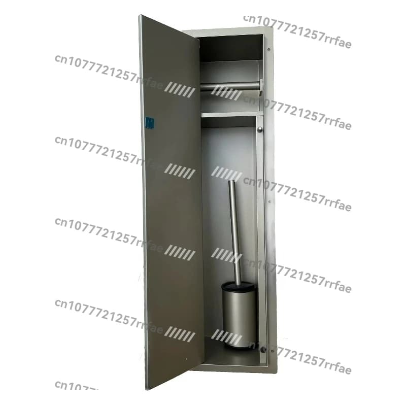 Moderno set di scopini per WC a scomparsa in acciaio inossidabile 304 e porta carta igienica con dispenser per fazzoletti da bagno per appartamento