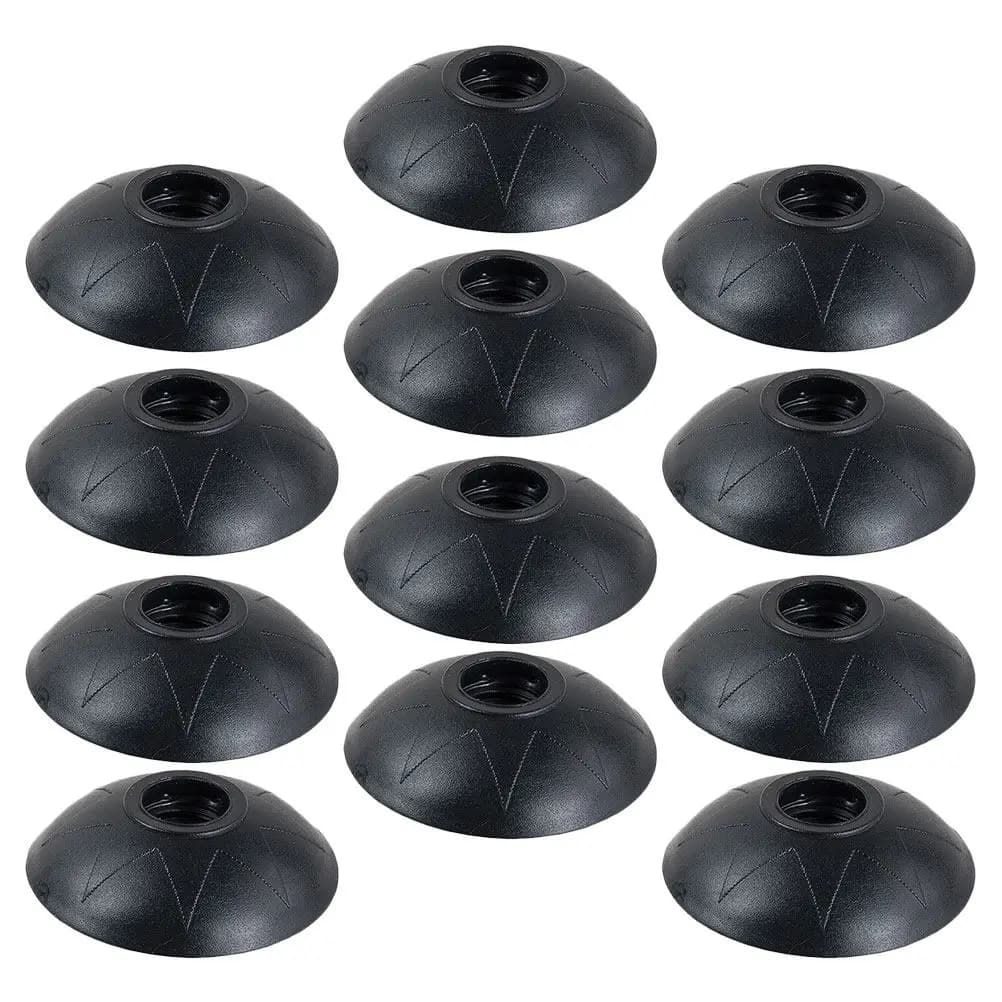 Set of 12 Rubber Protectors for Trekking Sticks, Lightweight and Compact, Climbing Accessories