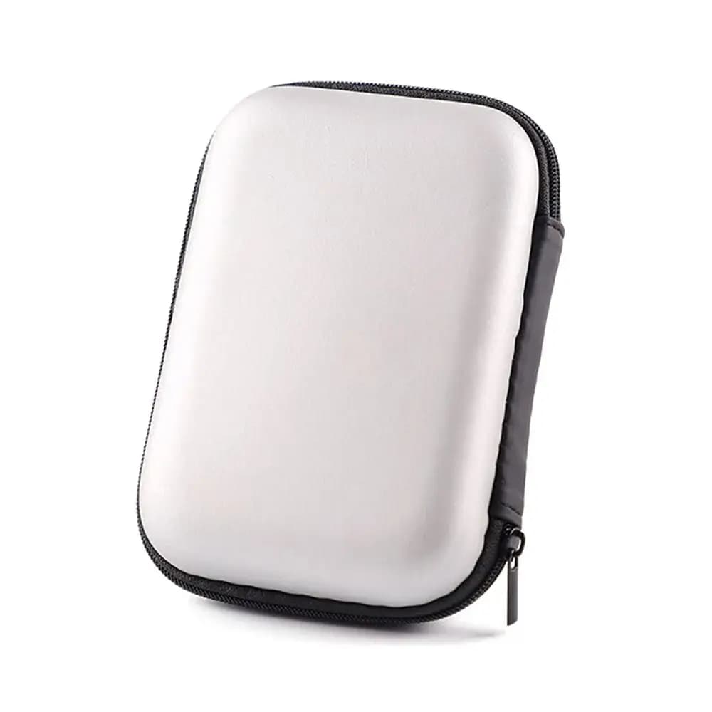 Headset Accessories Cable Organizer Pouch Case Carry Hard Drive Disk Case Earphone Bag Storage Box 2.5" External HDD SSD Box