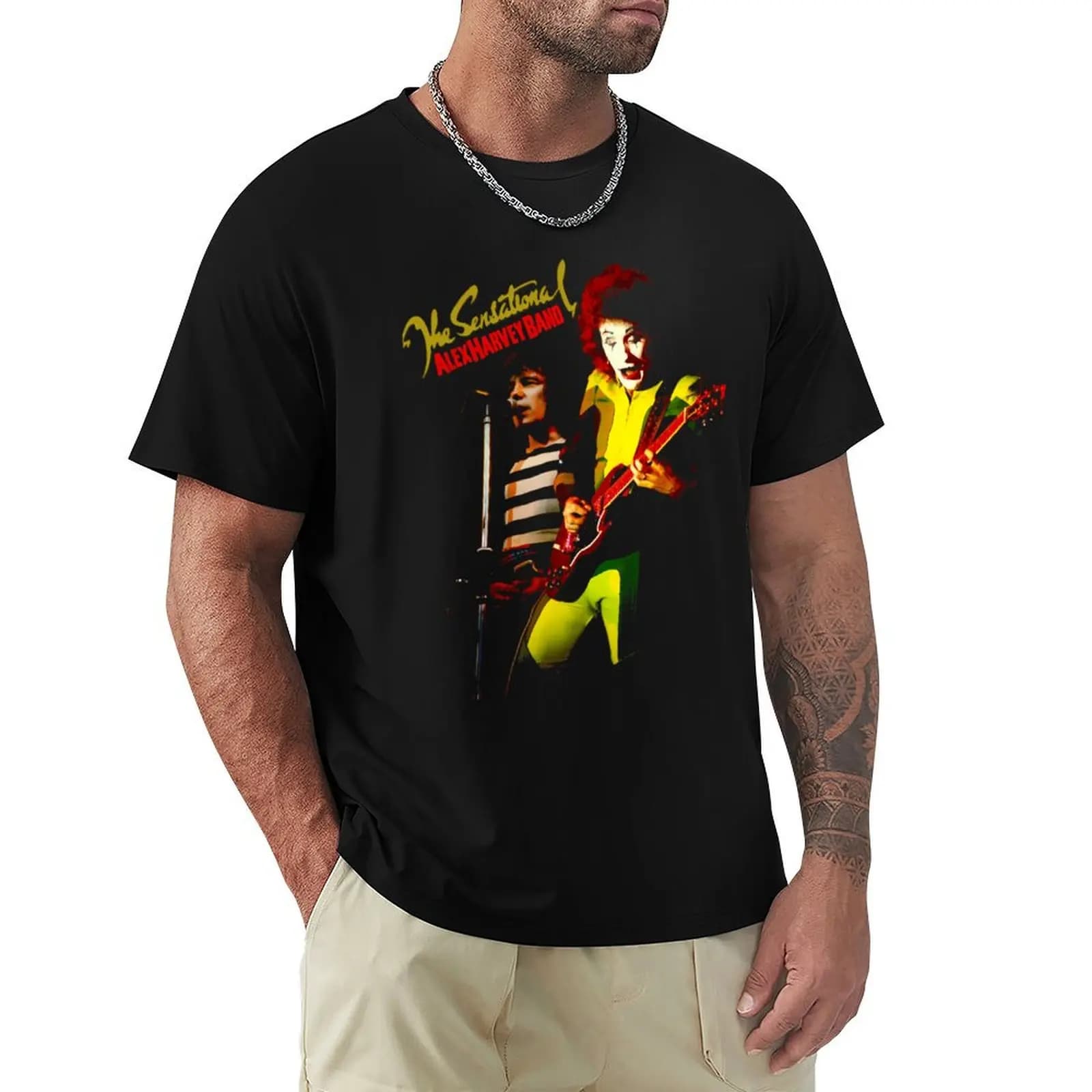 The Sensational Alex Harvey Band T-Shirt Plus Size Comfort Fit Tee