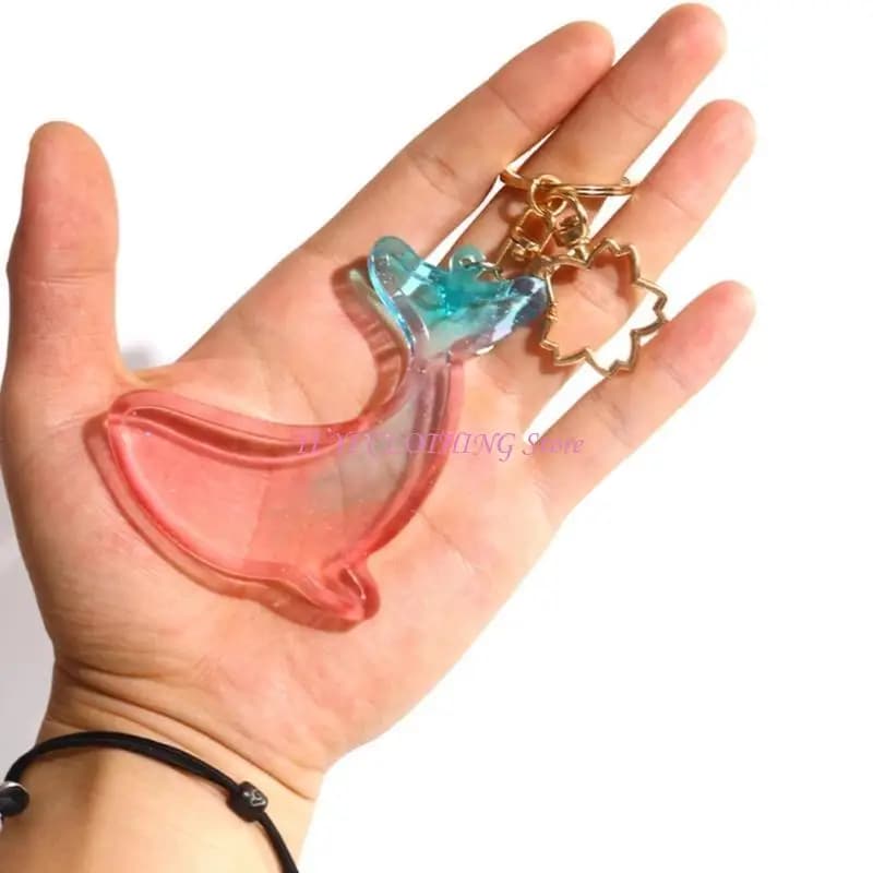 N5KF Marine Animals Silicone Mold Epoxy Resin Mold DIY Jewelry Pendant Tools Keychain Mold Crafts Making Supplies