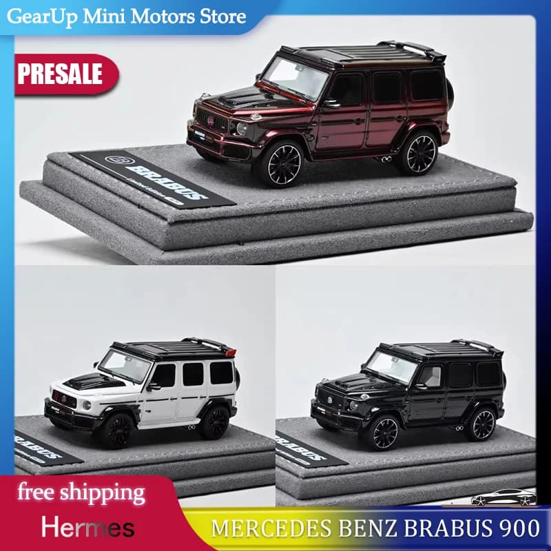Nuovo in Stock: Collezione Hermes 1:64 Mercedes Benz Brabus 900, Modellino in Resina, Miniatura SUV Brabus Giocattoli Modellini Regalo per Bambini