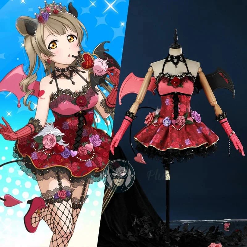 Costume Cosplay di Kotori Minami 'Little Devil' da Love Live per Halloween