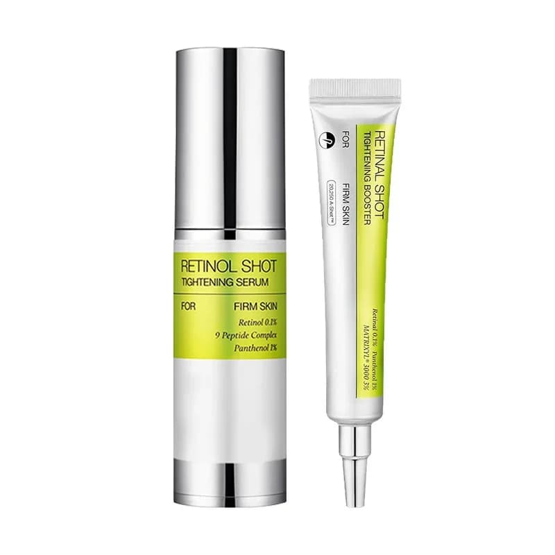Set di siero per occhi al retinolo e peptidico - 0,1% nano retinale + Matrixyl 3000, rassodante e antirughe, cura della pelle coreana