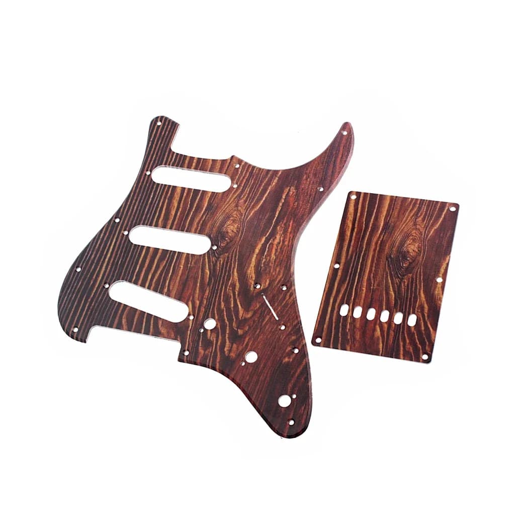Piastra posteriore per battipenna per chitarra Strat SSS - Protezione per plettro a 3 strati per chitarra elettrica stile Fender