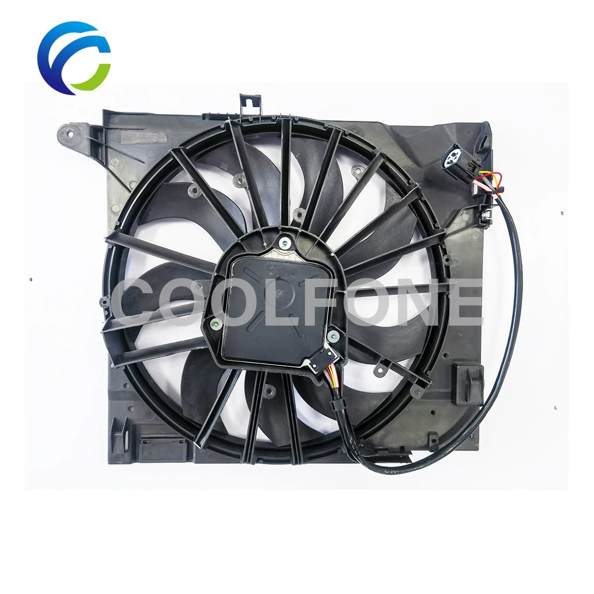 Ventola radiatore di raffreddamento elettrica con motore per JAGUAR XF X250 XJ X351 C2D38736 C2D38738 9X238C607BH C2D24145 C2Z10955 9X238C607BF