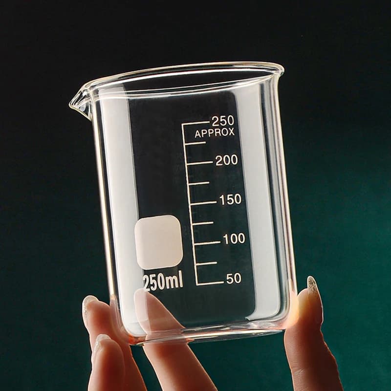 50/100/150/250/500/1000ml Borosilicate glass high cup transparent scale Laboratory glass Cooking cup