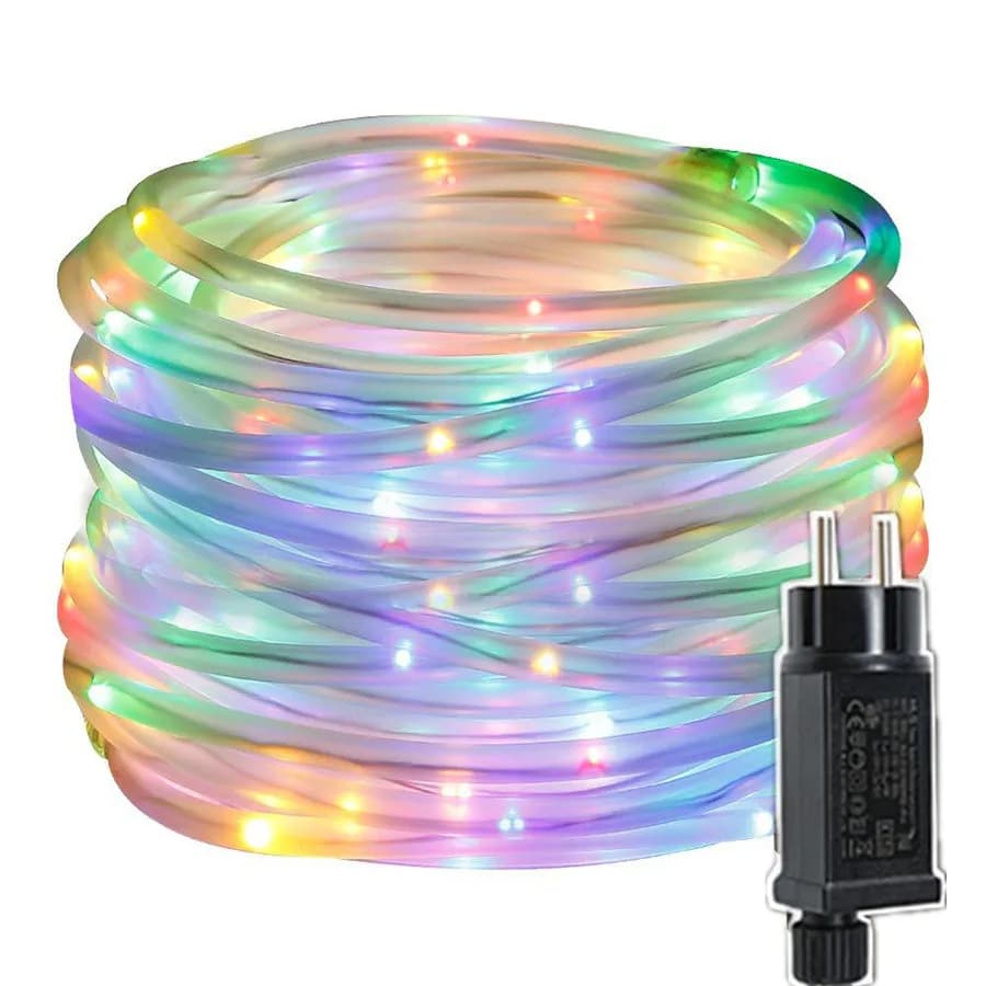 10M 20M 30M Tubo LED Corda Luce Della Stringa Esterna Impermeabile 8 Modalità Ghirlanda Di Natale Lucine per il Giardino Cortile Percorso Decorazione Dell'albero
