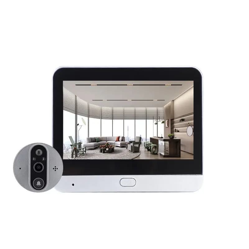 Commercio estero Graffiti Smart Video Campanello Cat Eye Telecamera domestica 1080P Wireless WiFi Monitoraggio remoto CMOS H.265 IP67 Impermeabile