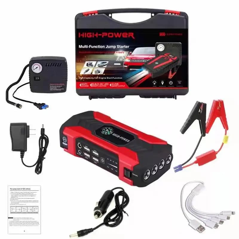 Compressore d'aria Jumpstarter per auto Powerbank per auto DC 12v 28000mah per auto di emergenza all'ingrosso